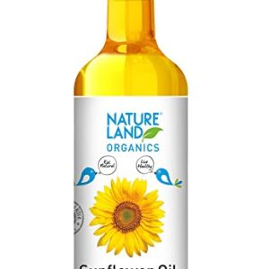 Natureland Organics Sunflower Oil 1 LTR - Cold Pressed