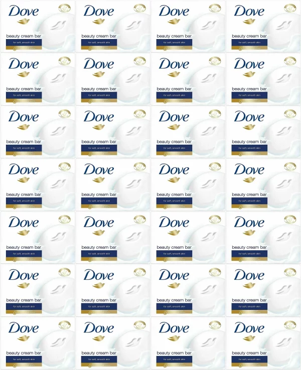 Dove Original Beauty Cream Bar Soap, 100 Gram / 3.5 Ounce (Pack of 28)