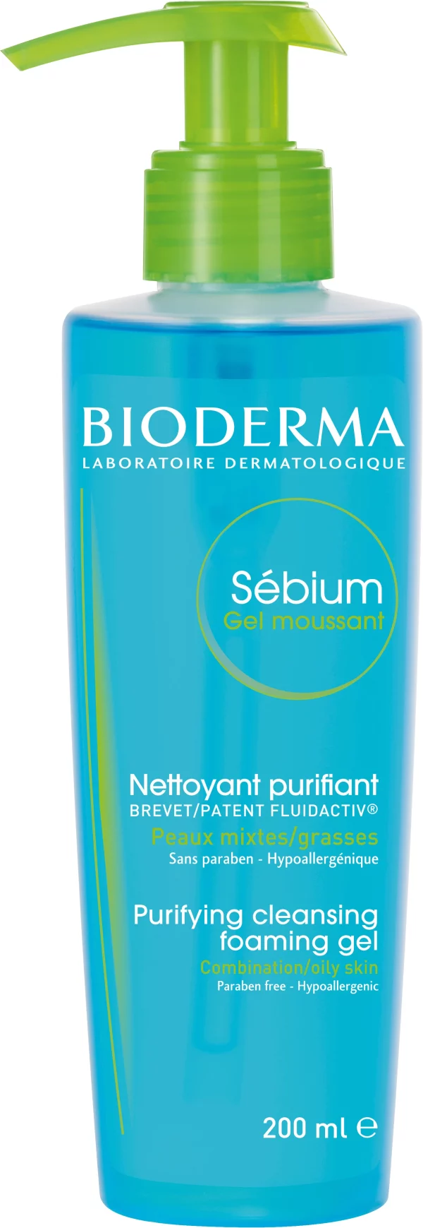 Bioderma - Sébium - Foaming Gel Pump - Cleansing and Make-Up Removing - Skin Purifying - for Combination to Oily Skin