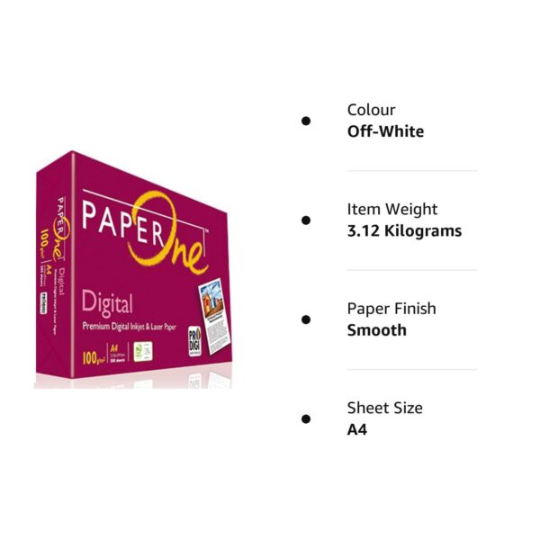 PaperOne A4 Printing Paper 500 Sheets(100 Gsm) - Image 3