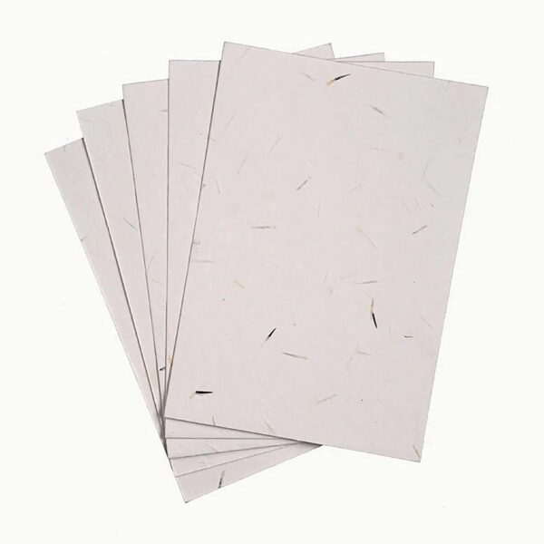 Ecoyaari Plantable Seed Paper, Seed Embedded,Plantable Paper,Craft Paper,Stationery Paper (A4 Size Sheet) (Pack of 20 Sheets, A5)