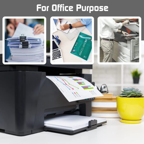 JK Easy Copier Paper | A4 Size | 70 GSM | 500 Sheets | White Paper, 1 Ream | For Laserjet & Inkjet Printer | Fast Drying | Both Side Print | Eco Friendly | ColorLok (Pack of 1) | One Ream - Image 4