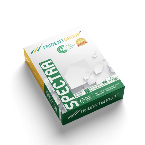 Trident Spectra Spectra -75 Copier Paper, 5 cm x 22 cm x 34 cm (1 Ream / 500 sheets) - Image 2