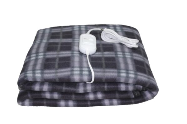LERV’S CollEctioN Premium Polar Electric Bed Warmer - Electric Under Blanket - Single Bed Size (30x60) inch and Dual Safety Feature with Over Heat Protection (Black) - Image 2