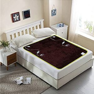 ARCOVA HOME Polyster Double Bed Heating Electric Blanket/Bed Warmer (60 X 60 Inches, Coffee)