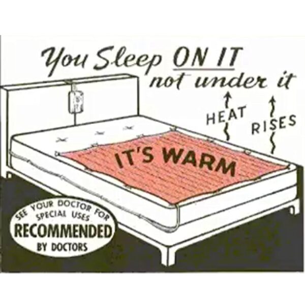 Warmland Premium Polyester Shock Proof and Heating Electric Single Bed Warmer (Blue) - Image 2